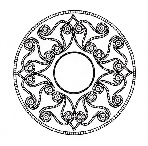 Celtic Mandala 3 Coloring page