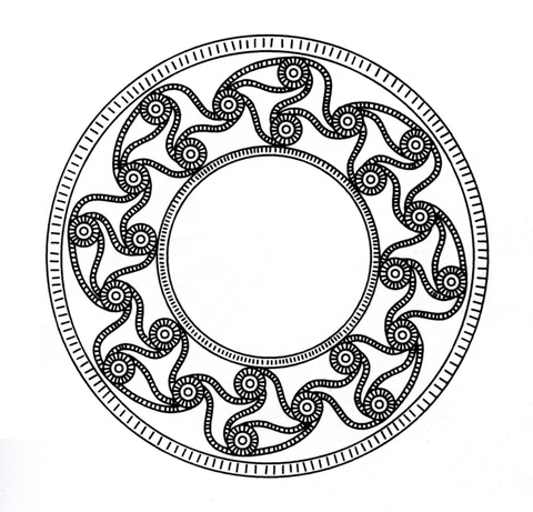Celtic Mandala 4 Coloring page