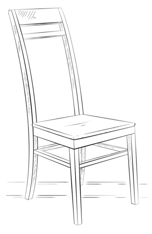 Chair Coloring page