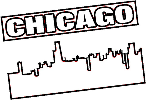 Chicago Illinois  Coloring page