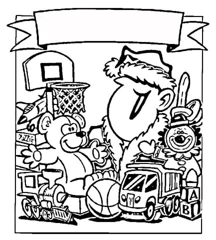Christmas gifts  Coloring page