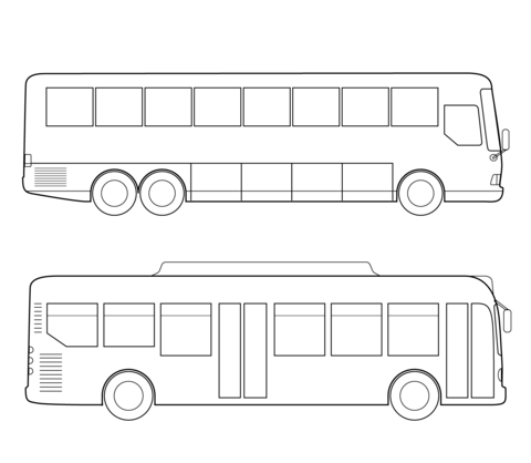 City Bus Coloring page