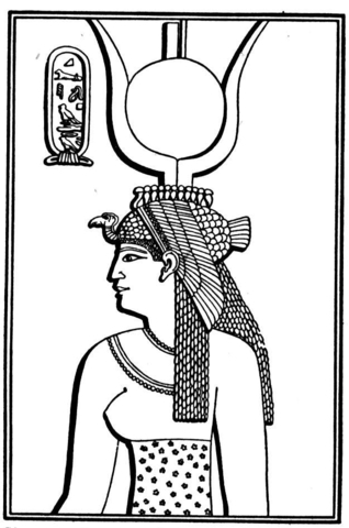Cleopatra  Coloring page