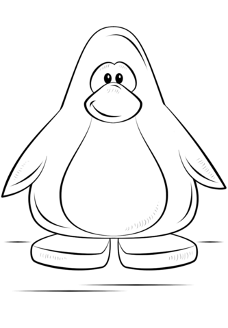 Club Penguin Coloring page