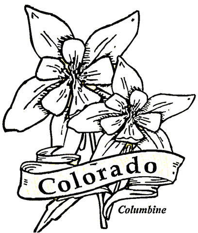 Colorado  Coloring page