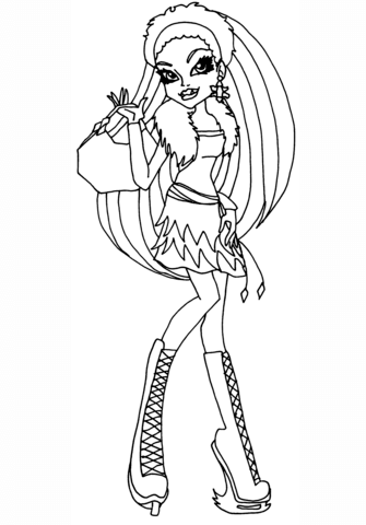 Cool Abbey Bominable Coloring page