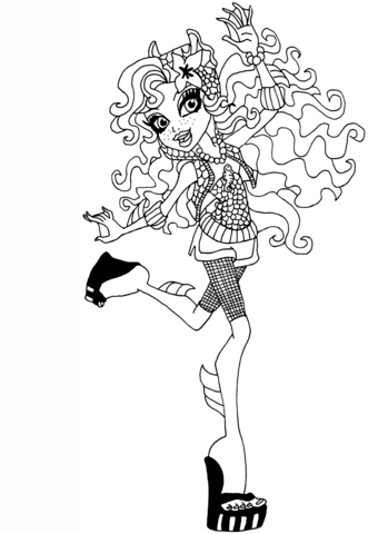 Cool Lagoona Blue Coloring page