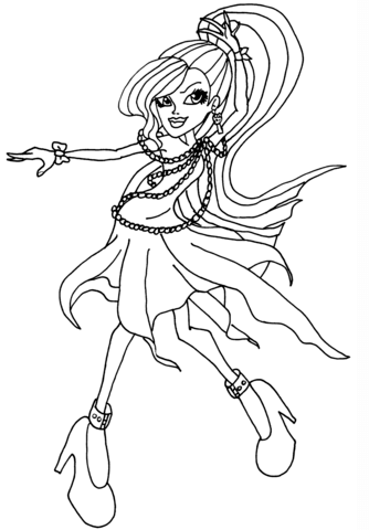 Cool Spectra Coloring page