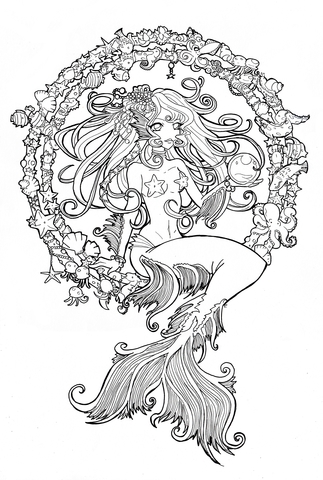 Cordelia Jewel of the Sea Coloring page
