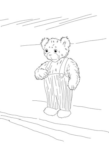 Corduroy Bear Coloring page