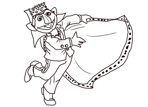 Count Von Count Dracula Coloring page