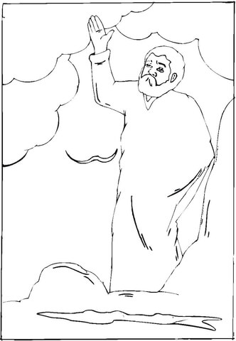 Creation Story  Coloring page