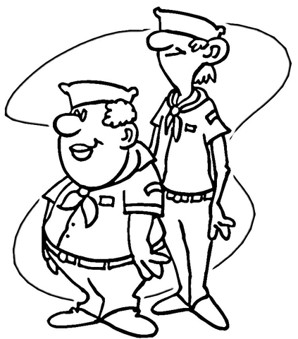 Cub Scouts  Coloring page