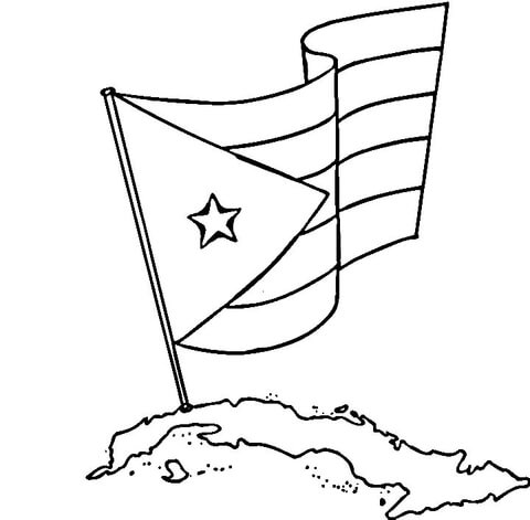 Cuba  Coloring page