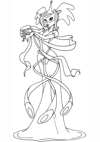 Daphne Coloring page
