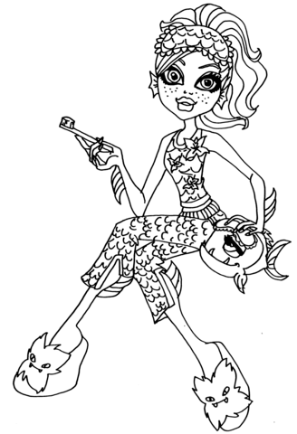 Dead Tired Lagoona Blue Coloring page