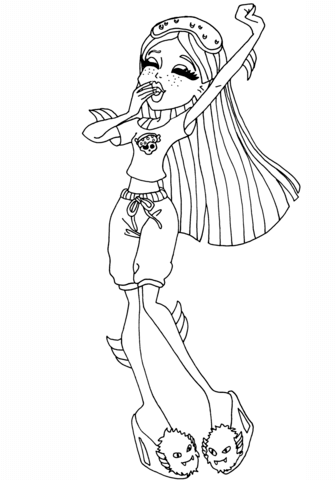 Dead Tired Lagoona Coloring page