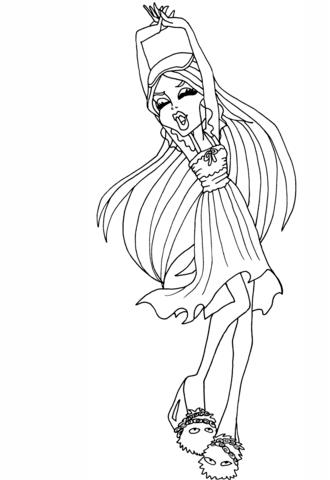 Dead Tired Spectra Coloring page