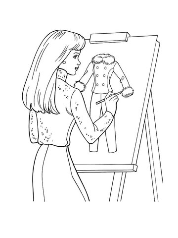 Design Of Clothes  Coloring page