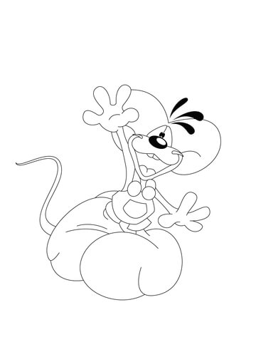 Diddle Coloring page