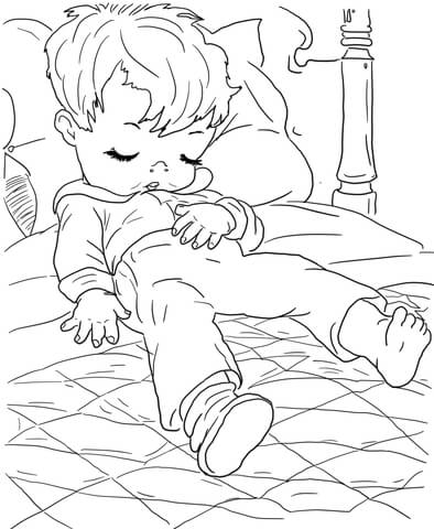 Diddle Diddle Dumpling Coloring page
