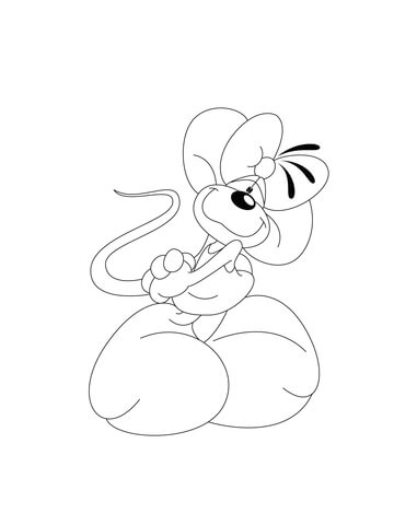 Diddlina Coloring page