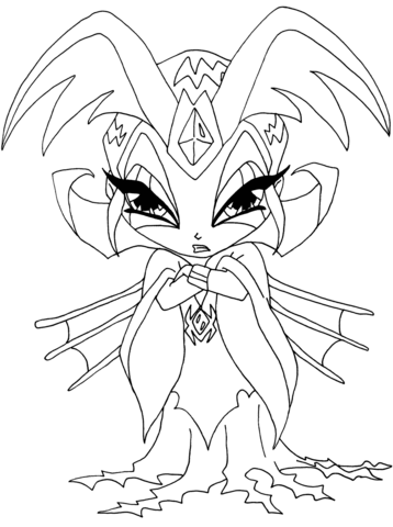 Discorda pixie Coloring page