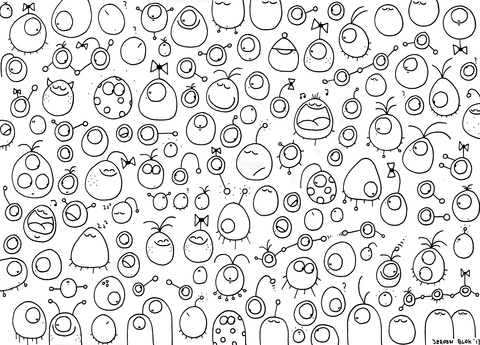 Diversity Munnen By Jompie Coloring page