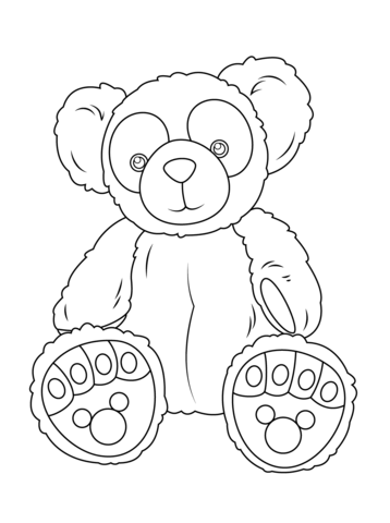 Duffy Bear Coloring page