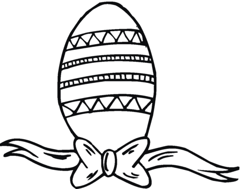 Easter egg Coloring page