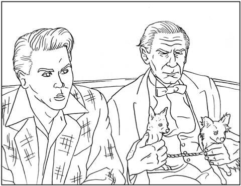 Ed Wood Scene Coloring page
