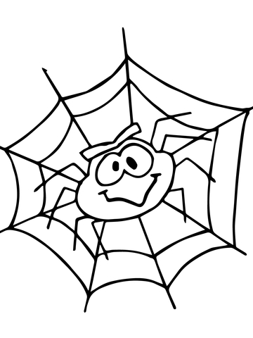 Eensy Weensy Spider Coloring page