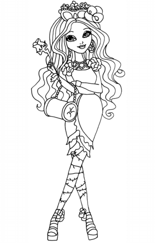 Ever After High Briar Beauty Coloring page
