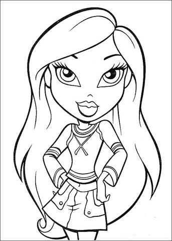 Fall Fashion Coloring page