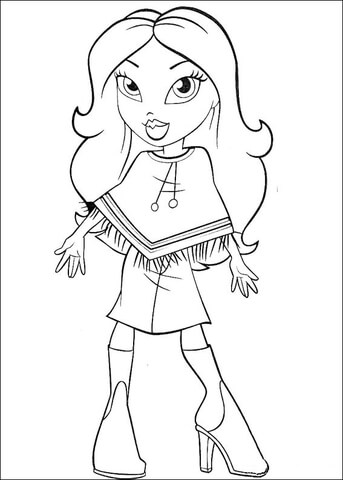 Fashionable  Coloring page