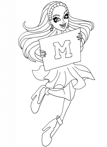 Fear Squad Spectra Coloring page