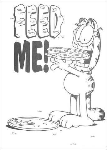 Feed Me! Coloring page