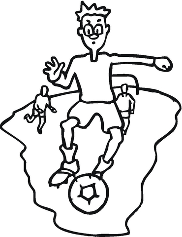 Football (Soccer) Coloring page