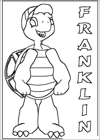 Franklin  Coloring page