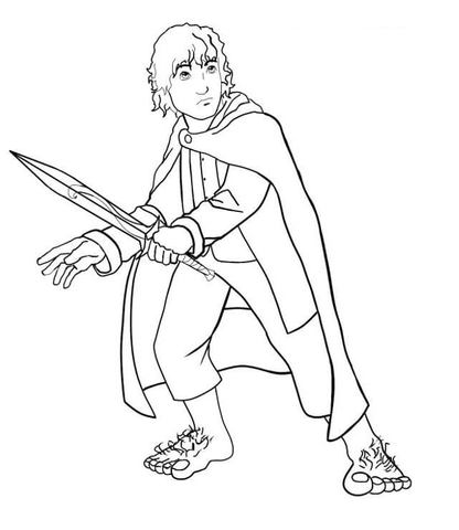 Frodo Coloring page