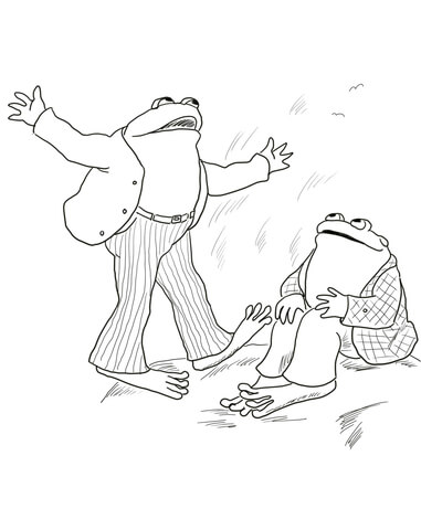 Frog and Toad Are Friends Coloring page