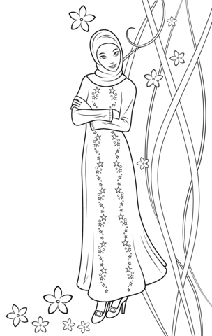 Fulla Doll Coloring page