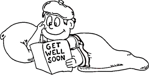 Get Well Soon  Coloring page