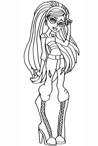 Ghoulia Yelps Coloring page