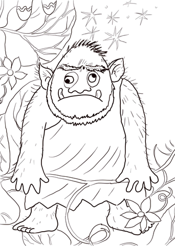 Giant from Jack and the Beanstalk Coloring page