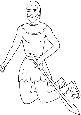 Gideon  Coloring page
