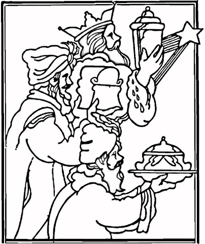 Gifts from Kings  Coloring page