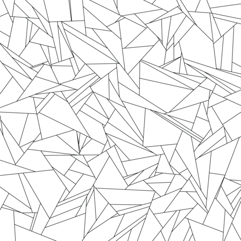 Gilbert Tessellation Coloring page