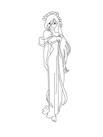 Giselle Coloring page