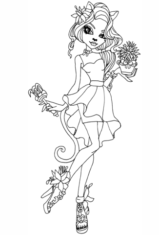 Gloom and Bloom Coloring page